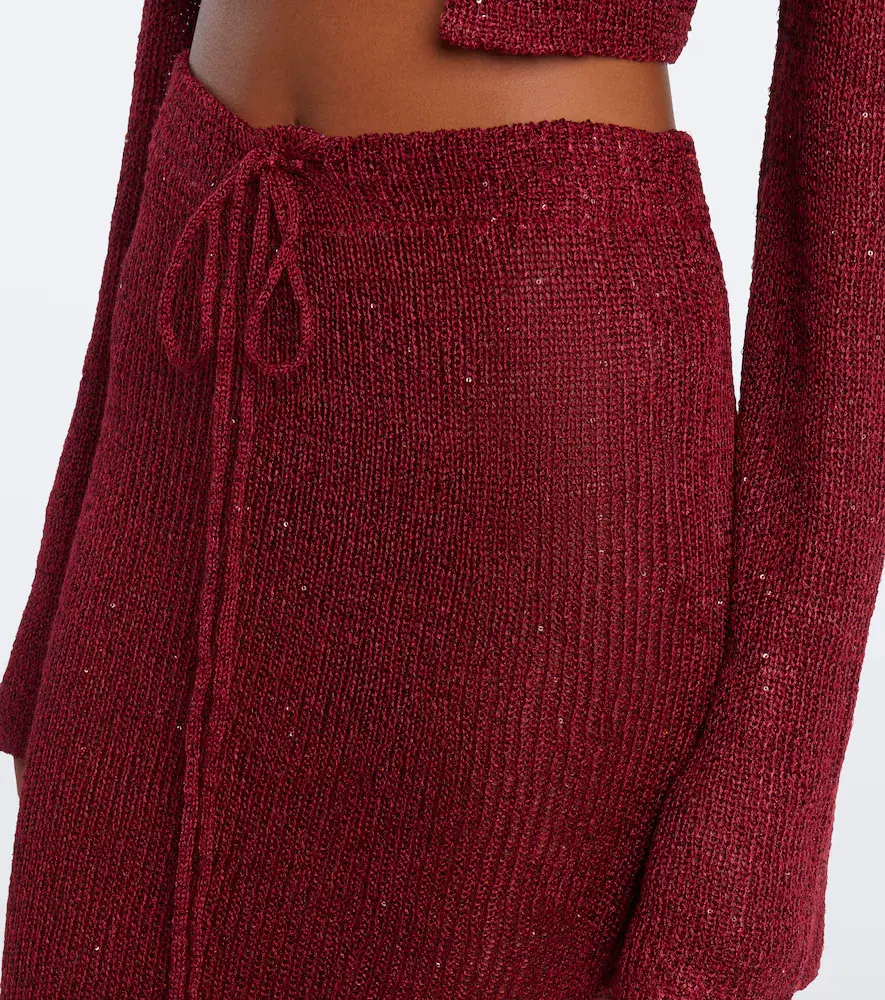 Bananhot Alma sequined knitted maxi skirt | Thumbnail 3 Bananhot Alma sequined knitted maxi skirt | Thumbnail 3