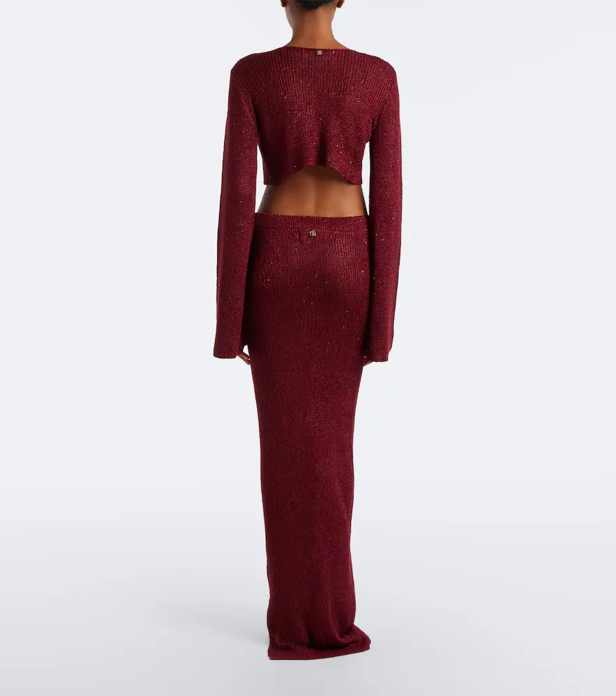 Bananhot Alma sequined knitted maxi skirt | Thumbnail 5 Bananhot Alma sequined knitted maxi skirt | Thumbnail 5
