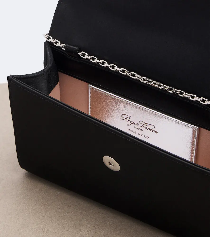 Roger Vivier Efflorescence Mini embellished satin clutch | Thumbnail 4 Roger Vivier Efflorescence Mini embellished satin clutch | Thumbnail 4