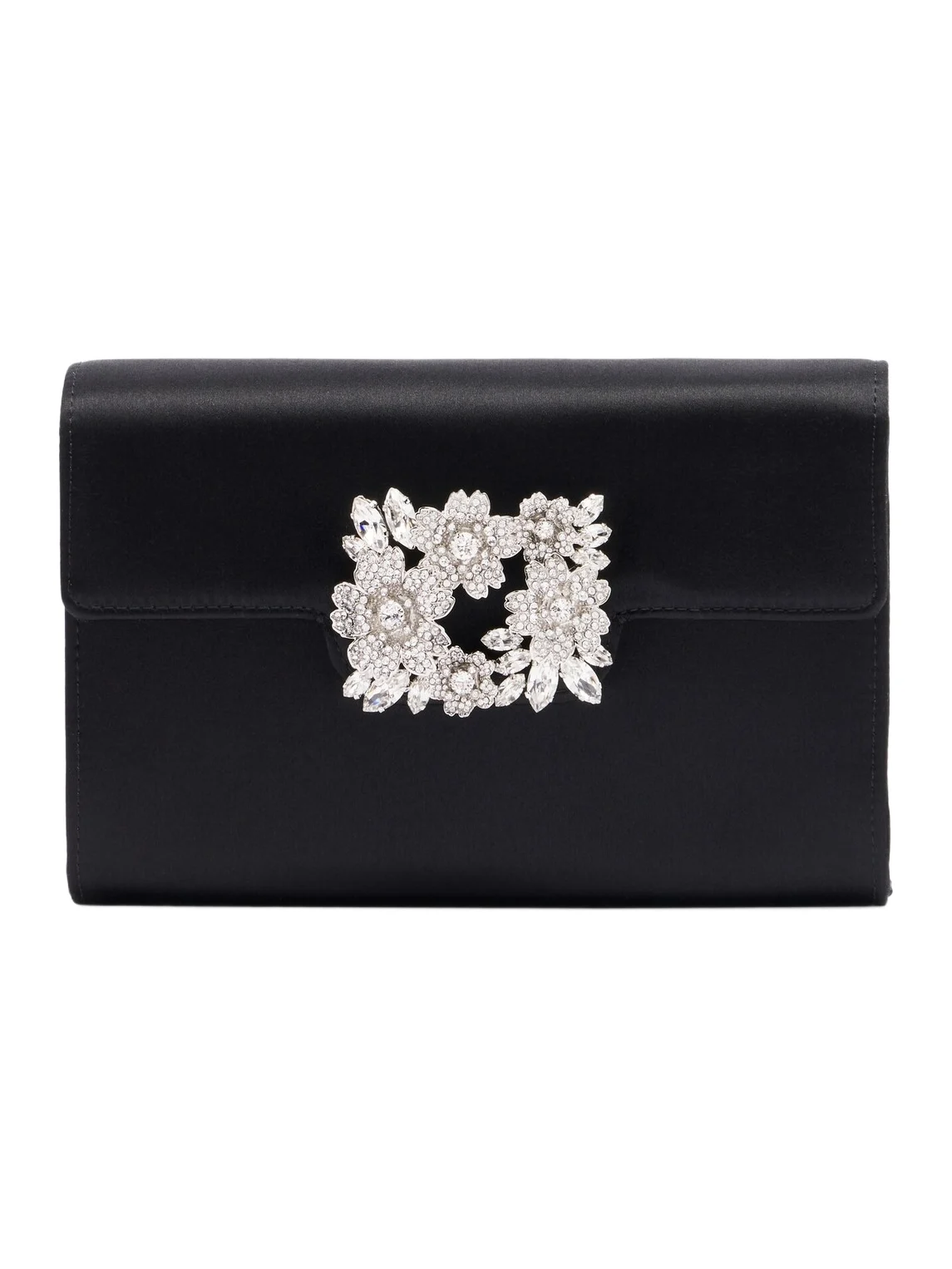 Roger Vivier Efflorescence Mini embellished satin clutch