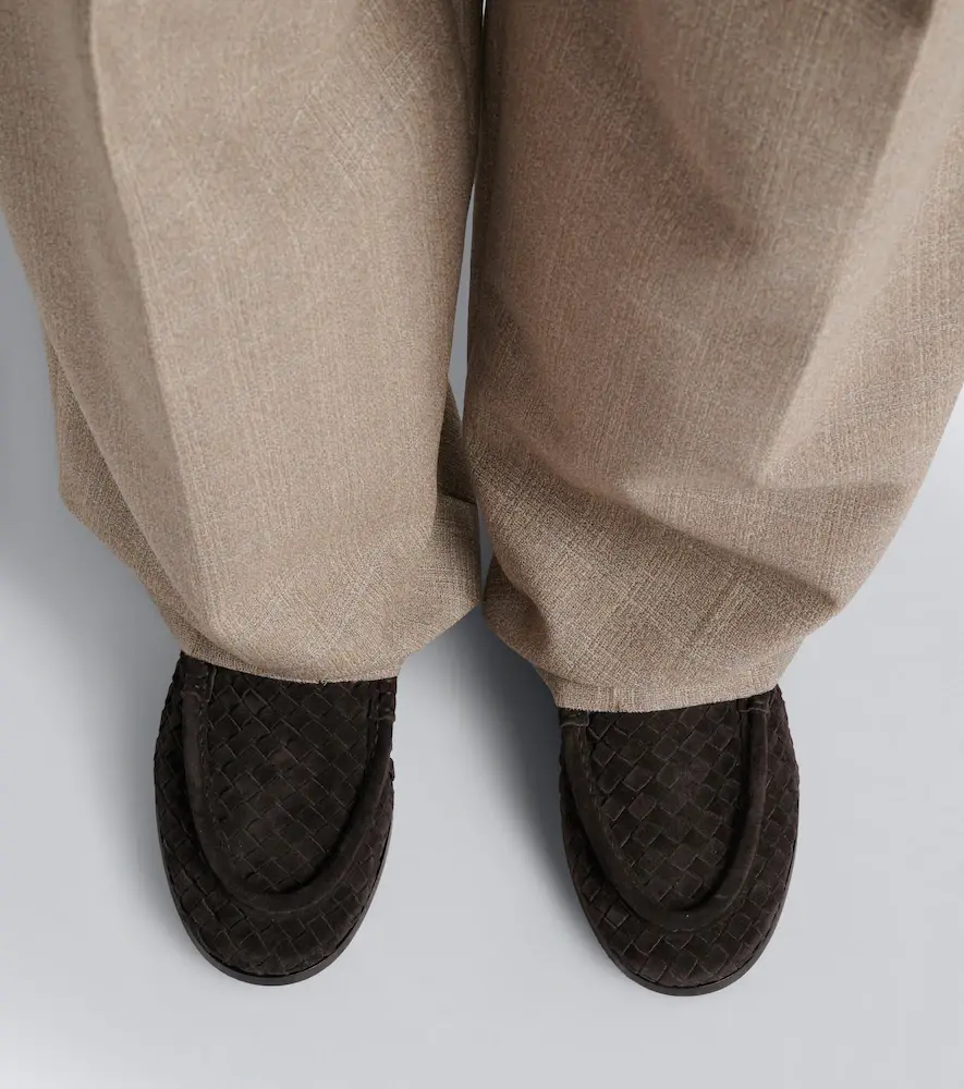 Bottega Veneta Silenzio Intrecciato suede loafers | Thumbnail 6 Bottega Veneta Silenzio Intrecciato suede loafers | Thumbnail 6
