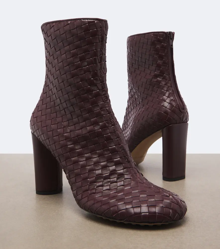 Bottega Veneta Intrecciato leather ankle boots | Thumbnail 3 Bottega Veneta Intrecciato leather ankle boots | Thumbnail 3