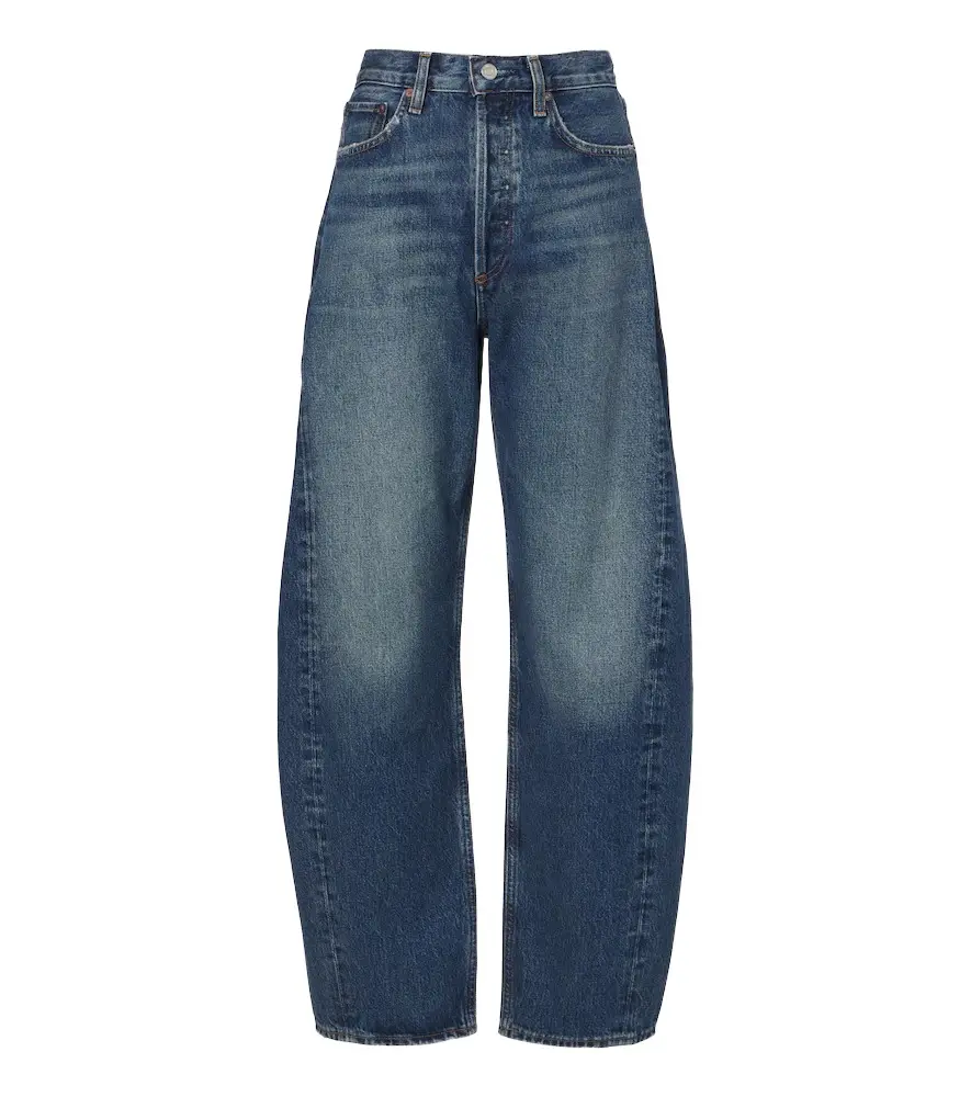 Luna Pieced barrel-leg jeans