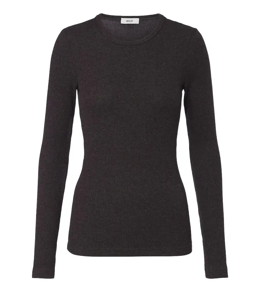 Delphi ribbed-knit top Delphi ribbed-knit top