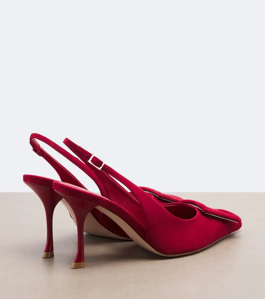Roger Vivier Viv' In The City suede slingback pumps | Thumbnail 3 Roger Vivier Viv' In The City suede slingback pumps | Thumbnail 3