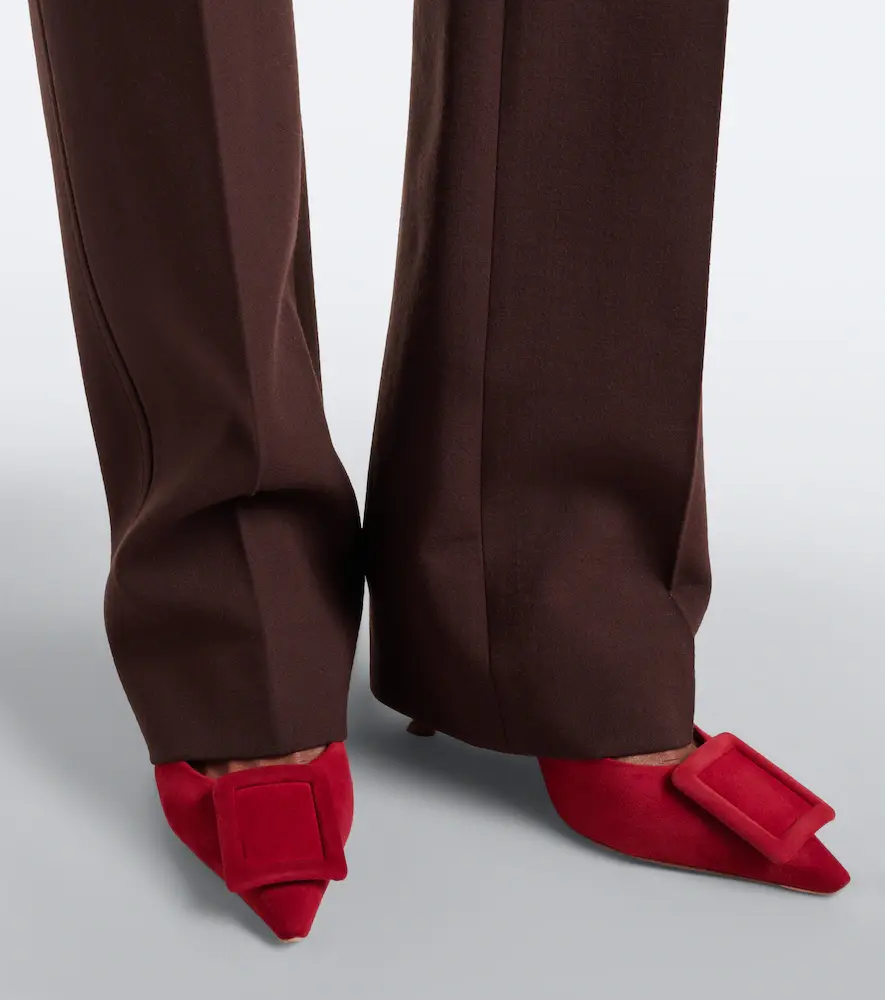 Roger Vivier Viv' In The City suede slingback pumps | Thumbnail 5 Roger Vivier Viv' In The City suede slingback pumps | Thumbnail 5
