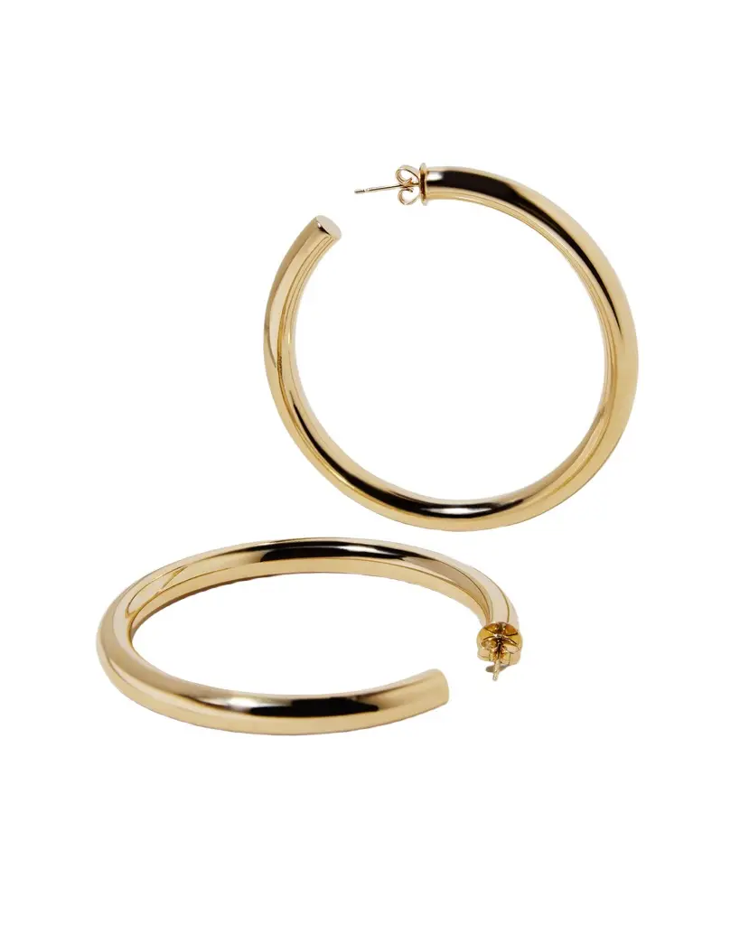 Jennifer Fisher Jennifer Fisher 2 Natasha Hoops in 14K Yellow Gold 14K