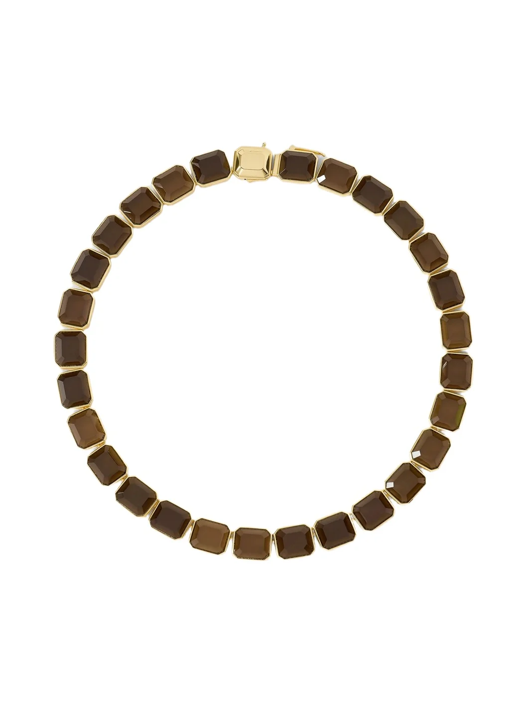 Jennifer Fisher Jennifer Fisher Semi-Precious Emerald Necklace Smoky Quartz