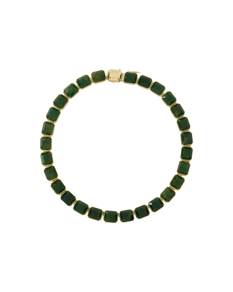 Jennifer Fisher Jennifer Fisher Semi-Precious Emerald Necklace Green Moss