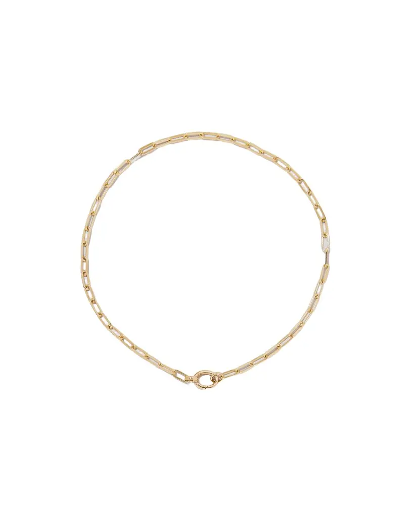 Jennifer Fisher Small Long Link Chain Anklet 14K Jennifer Fisher Small Long Link Chain Anklet 14K