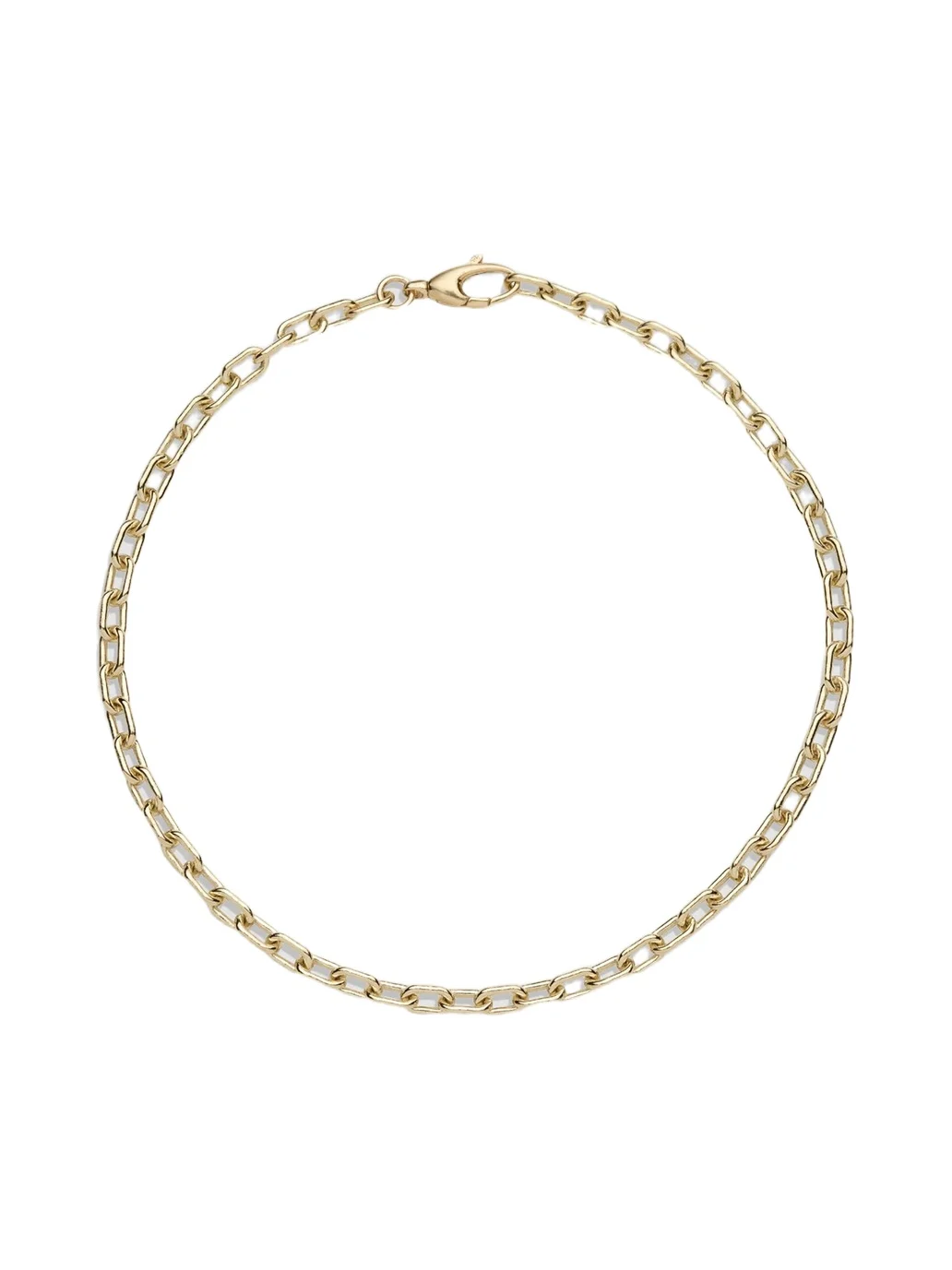 Jennifer Fisher Jennifer Fisher Large Round Link Chain Anklet 14K Yellow Gold