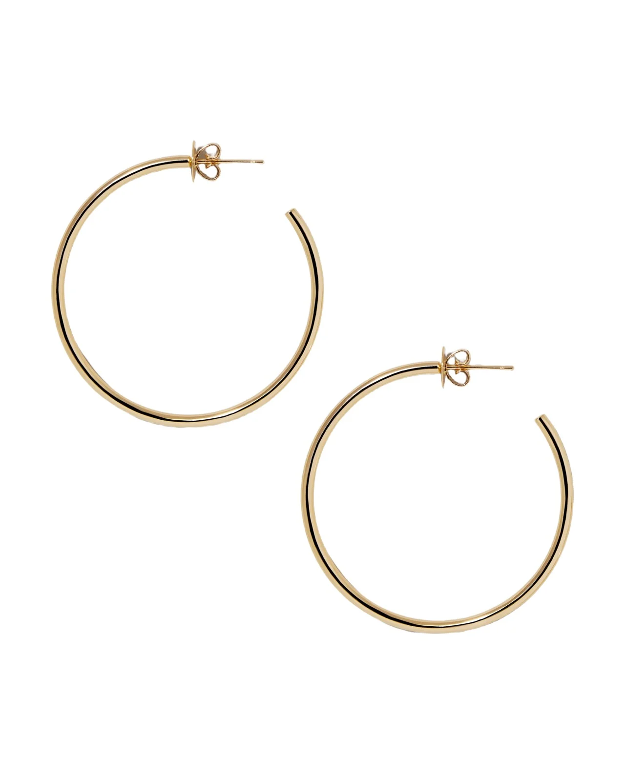 Jennifer Fisher 1.5 Thread Hoops in 14K Yellow Gold 14K Yellow Gold Jennifer Fisher 1.5 Thread Hoops in 14K Yellow Gold 14K Yellow Gold