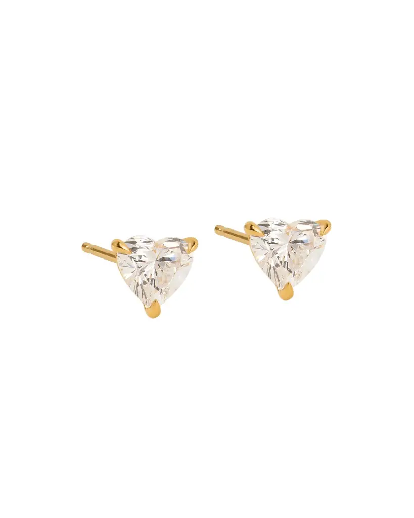 Jennifer Fisher Heart Lab Diamond Stud 18K Jennifer Fisher Heart Lab Diamond Stud 18K