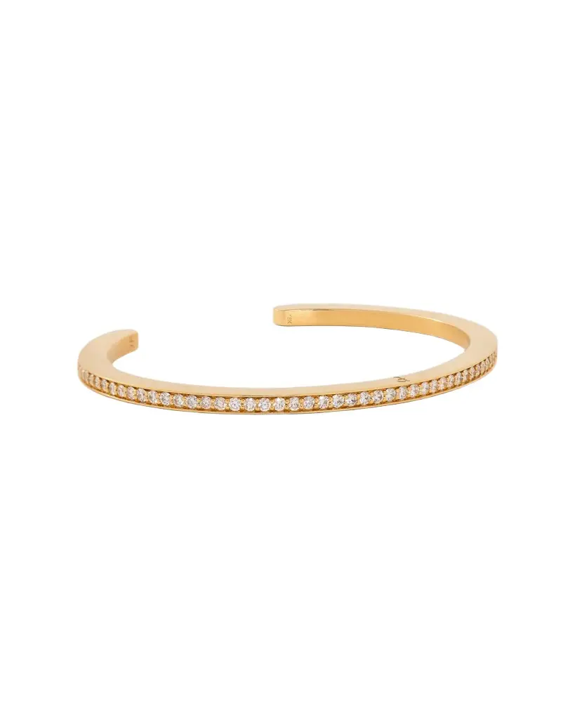 Jennifer Fisher Jennifer Fisher Personalized Essential Diamond Cuff Extra Small