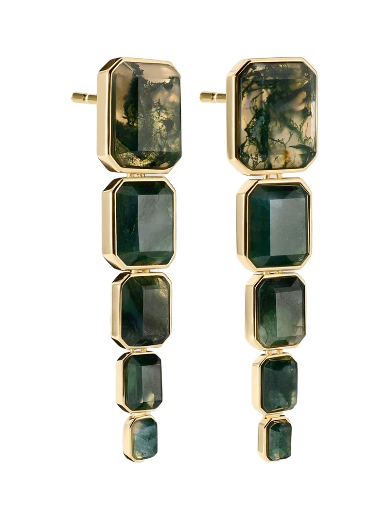 Jennifer Fisher Jennifer Fisher Semi-Precious Emerald Drop Earrings