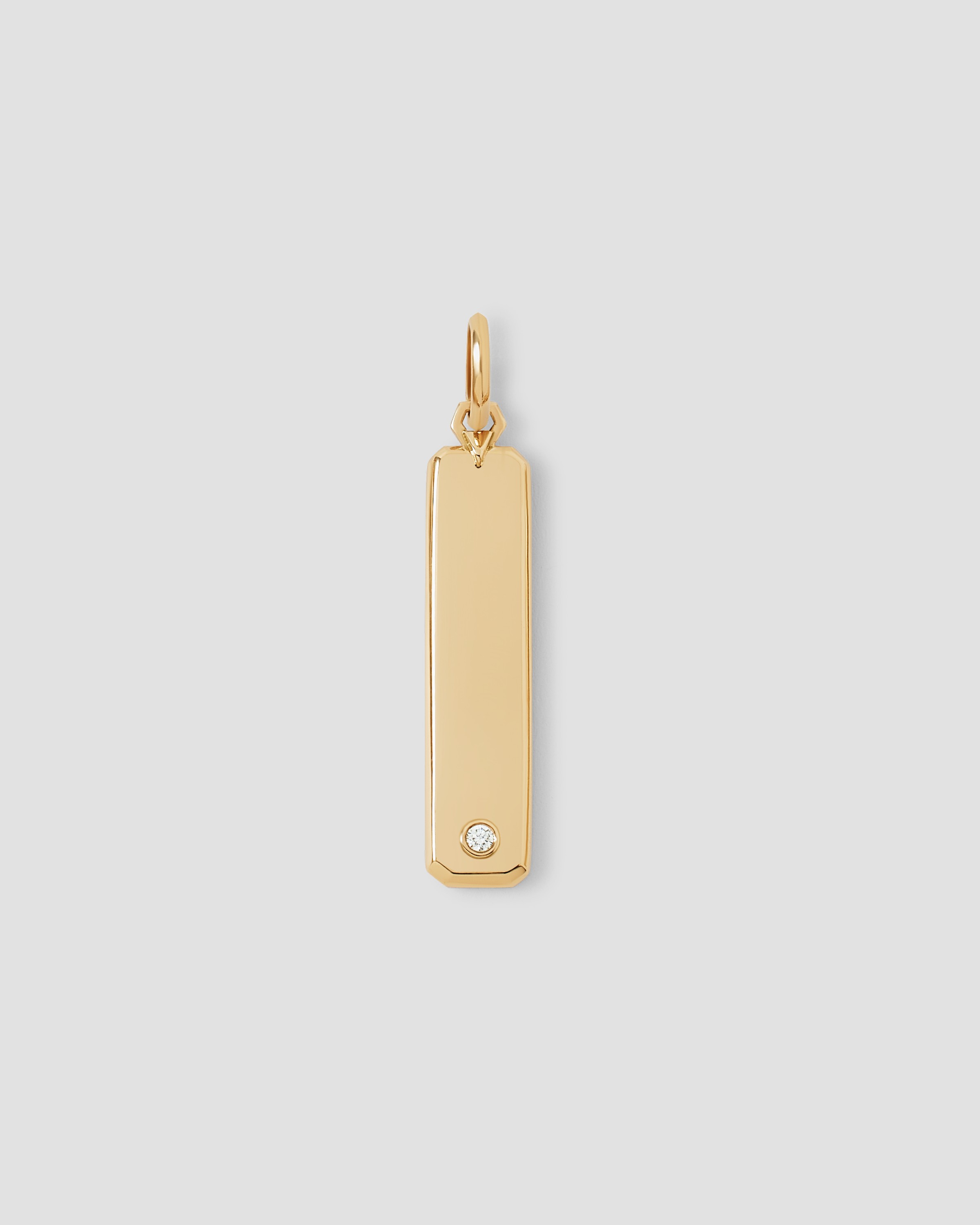 Jennifer Fisher Jennifer Fisher Personalized Beveled Dog Tag in 18K