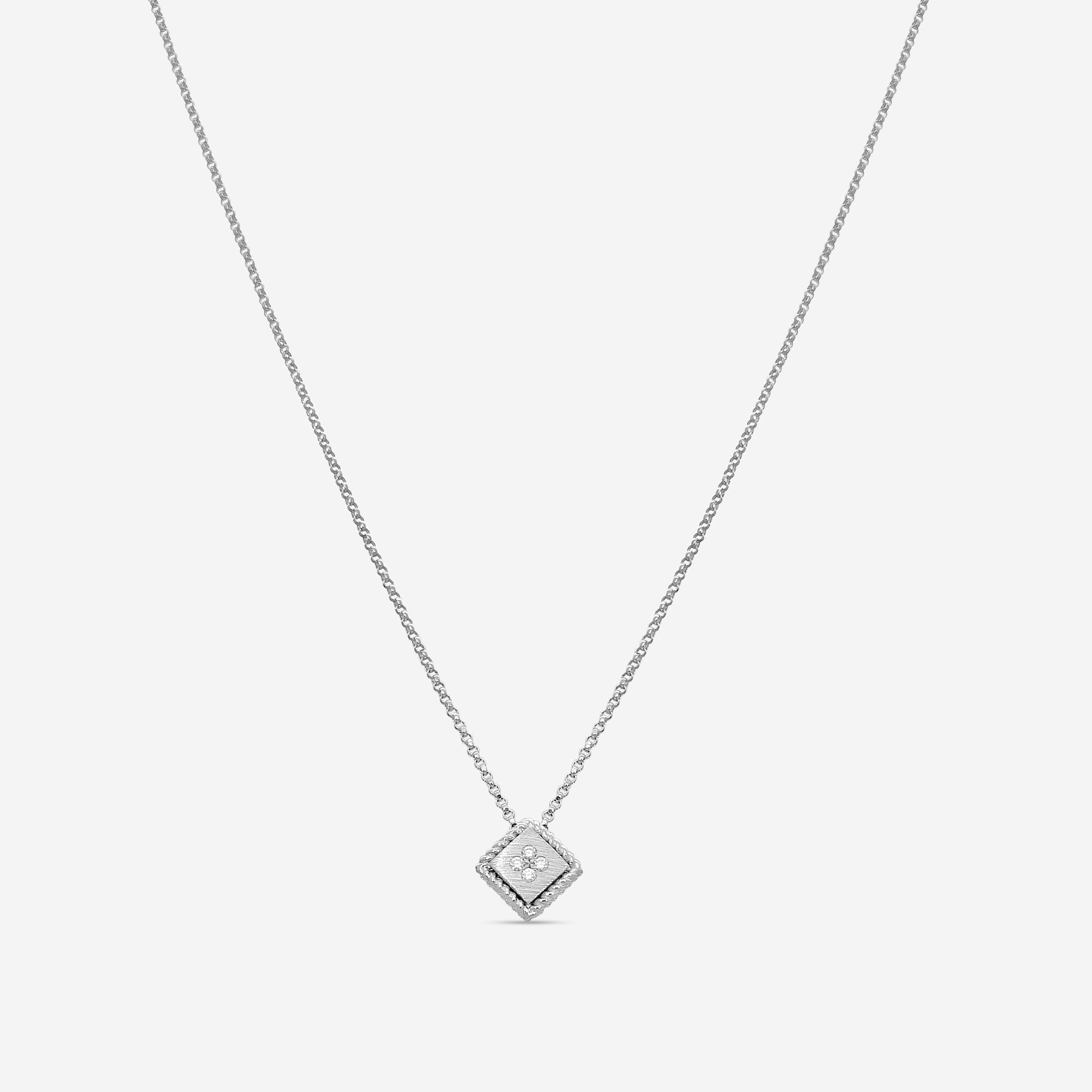 Roberto Coin Roberto Coin Palazzo Ducale 18K White Gold Diamond Pendant Necklace by The Solist