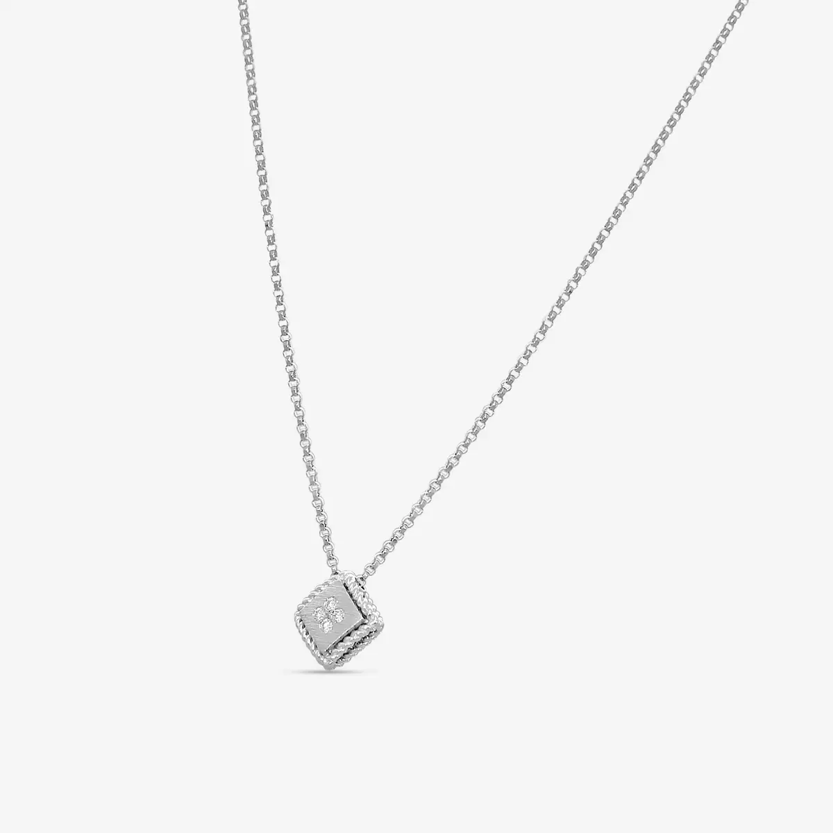 Roberto Coin Roberto Coin Palazzo Ducale 18K White Gold Diamond Pendant Necklace by The Solist | Thumbnail 2