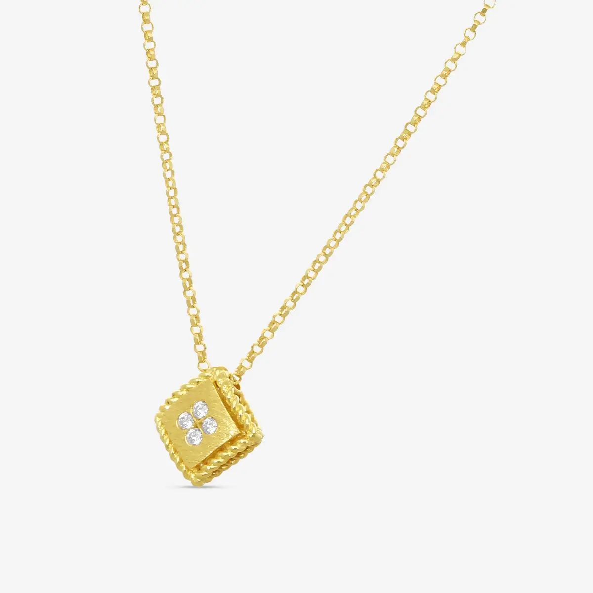 Roberto Coin Roberto Coin Palazzo Ducale 18K Yellow Gold Diamond Pendant Necklace by The Solist | Thumbnail 2