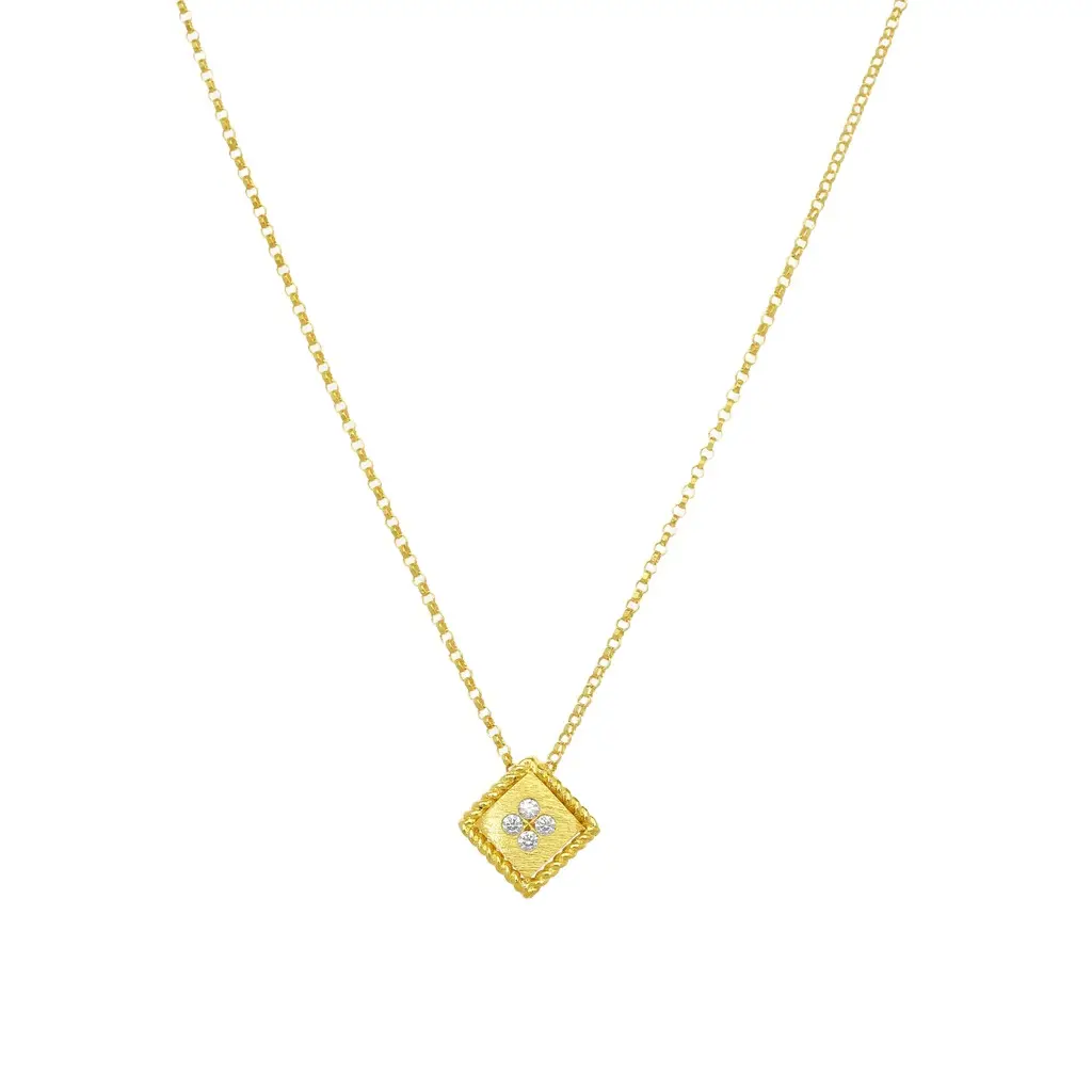 Roberto Coin Roberto Coin Palazzo Ducale 18K Yellow Gold Diamond Pendant Necklace by The Solist