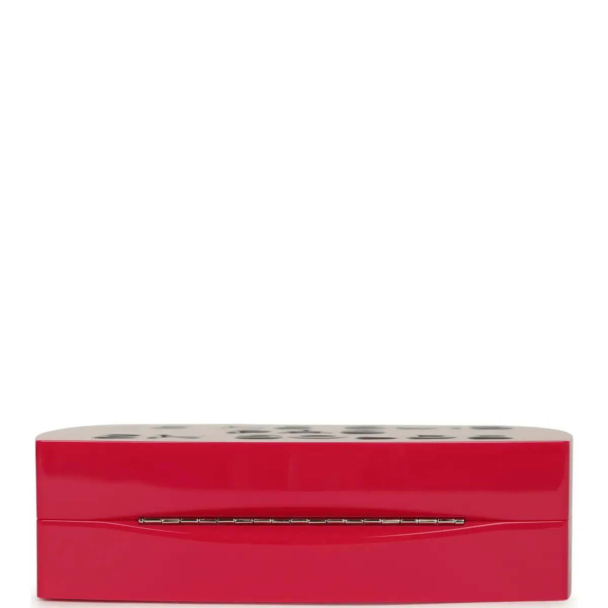 Chanel Chanel "Je Ne Suis Pas En Solde" Minaudiere Clutch with Chain Fuchsia, Navy Blue Plexiglass, Resin Silver Hardware | Thumbnail 6 Chanel Chanel "Je Ne Suis Pas En Solde" Minaudiere Clutch with Chain Fuchsia, Navy Blue Plexiglass, Resin Silver Hardware | Thumbnail 6