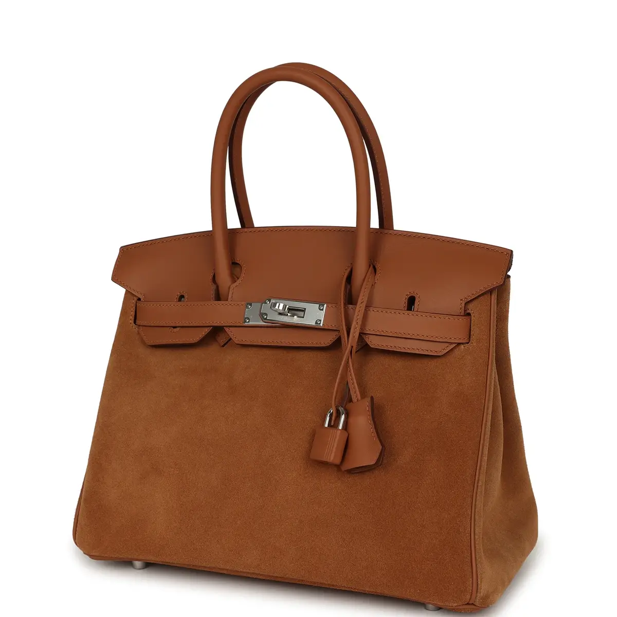 HERMÈS Hermes Birkin 30 Chamois Grizzly, Gold Swift Palladium Hardware | Thumbnail 5 HERMÈS Hermes Birkin 30 Chamois Grizzly, Gold Swift Palladium Hardware | Thumbnail 5