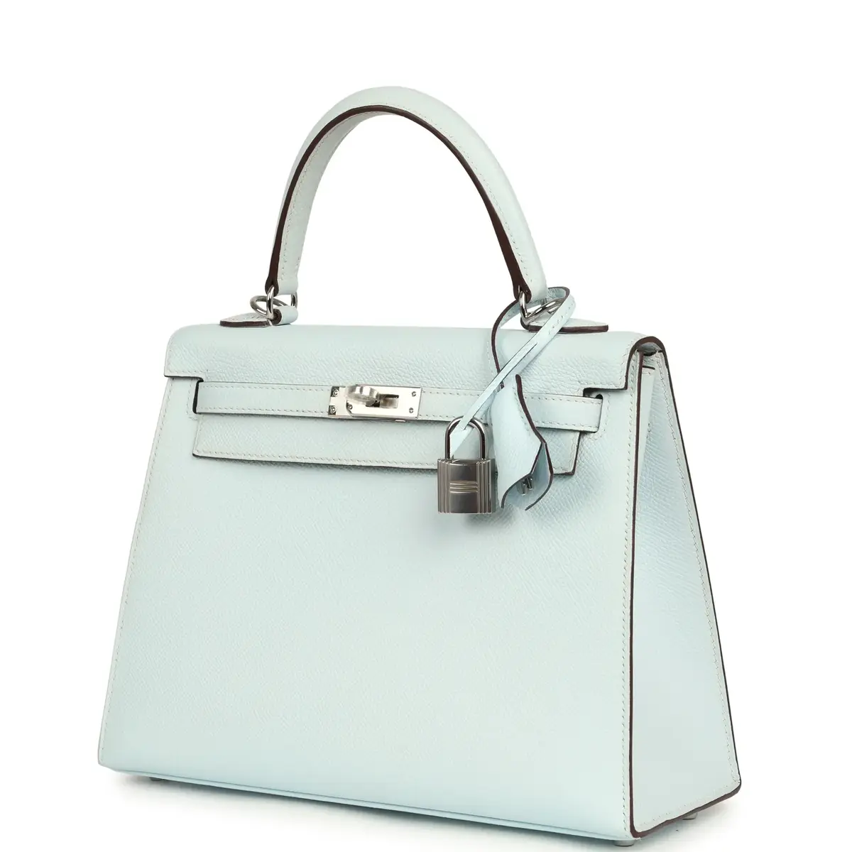 HERMÈS Hermes Kelly Sellier 25 Bleu Brume Epsom Palladium Hardware | Thumbnail 5 HERMÈS Hermes Kelly Sellier 25 Bleu Brume Epsom Palladium Hardware | Thumbnail 5
