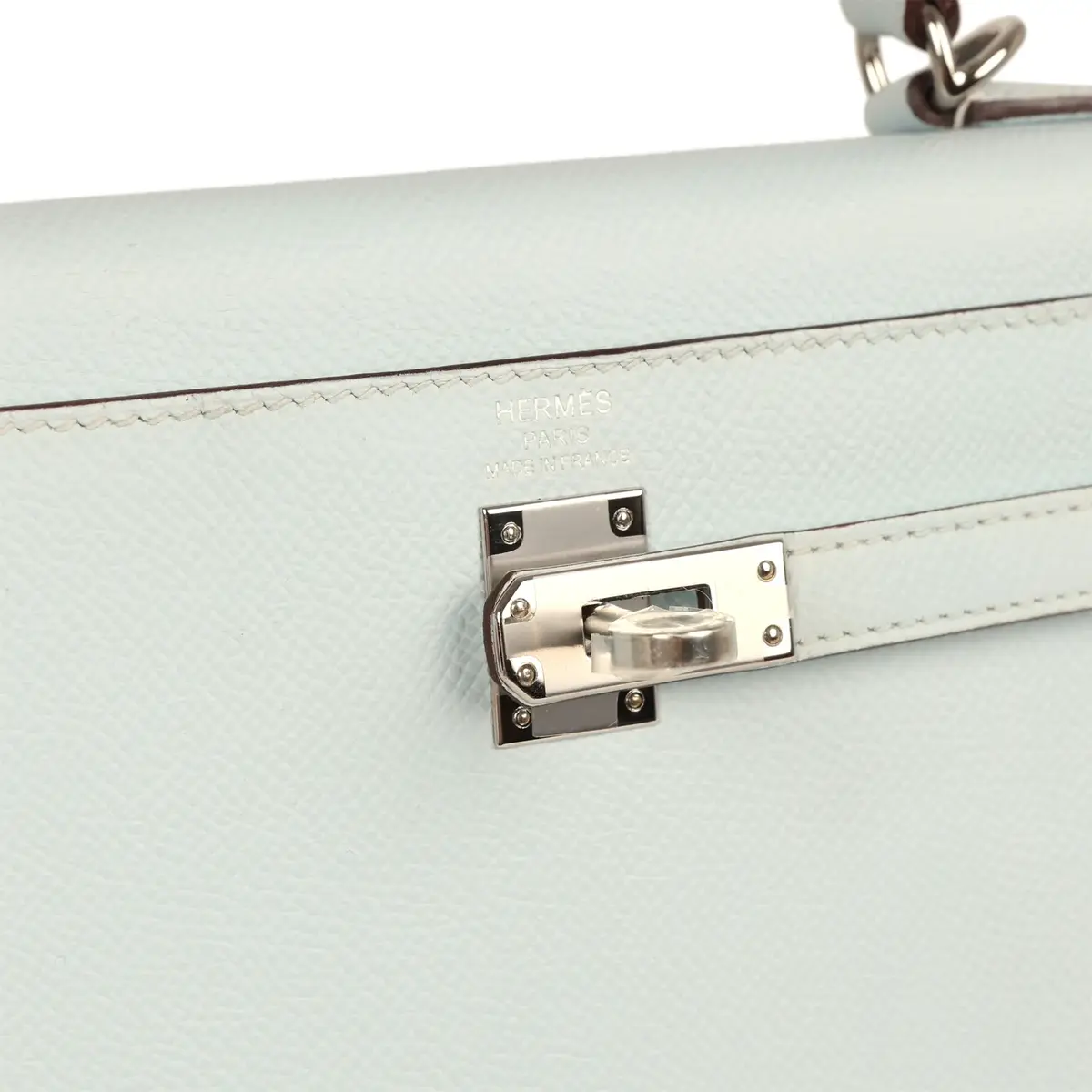 HERMÈS Hermes Kelly Sellier 25 Bleu Brume Epsom Palladium Hardware | Thumbnail 7 HERMÈS Hermes Kelly Sellier 25 Bleu Brume Epsom Palladium Hardware | Thumbnail 7