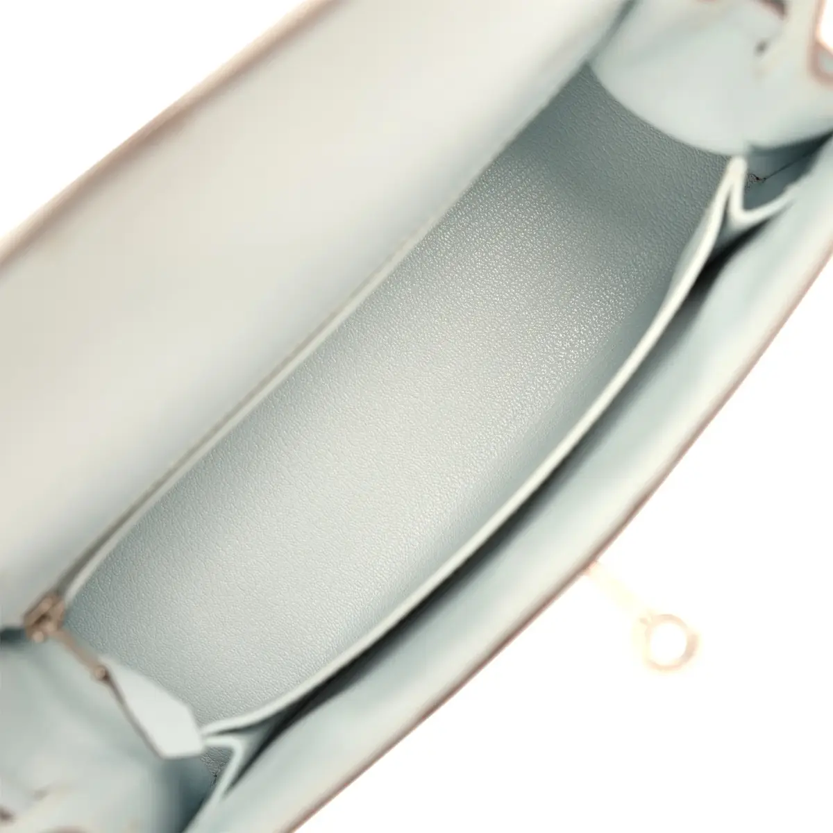 HERMÈS Hermes Kelly Sellier 25 Bleu Brume Epsom Palladium Hardware | Thumbnail 8 HERMÈS Hermes Kelly Sellier 25 Bleu Brume Epsom Palladium Hardware | Thumbnail 8
