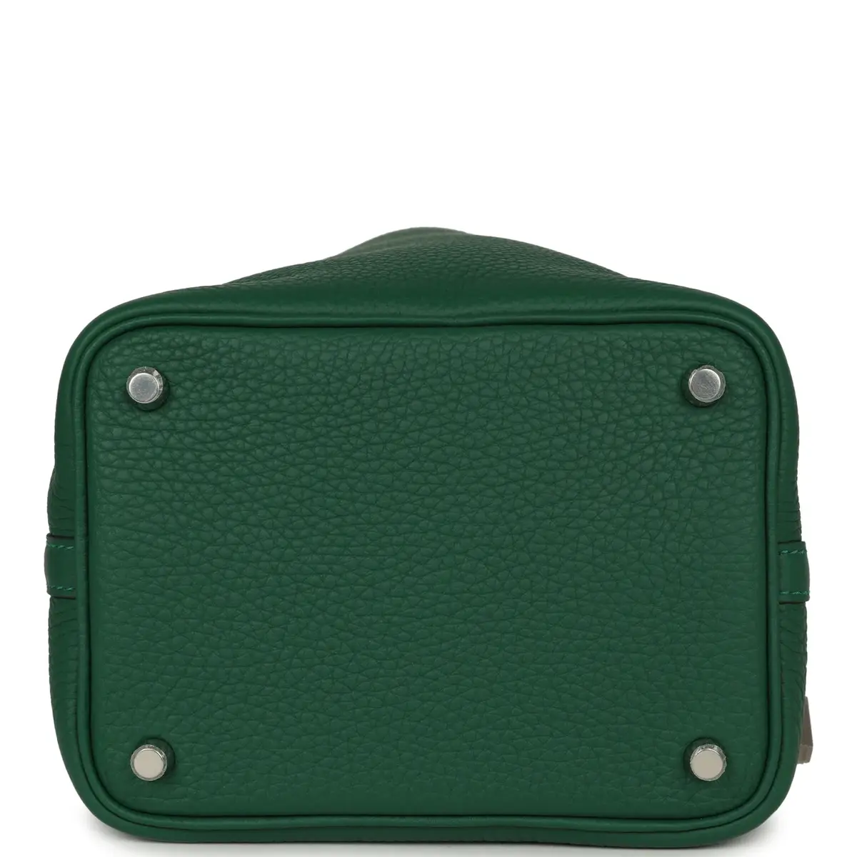 HERMÈS Hermes Picotin Lock 18 Vert Moyen Clemence Palladium Hardware | Thumbnail 6 HERMÈS Hermes Picotin Lock 18 Vert Moyen Clemence Palladium Hardware | Thumbnail 6