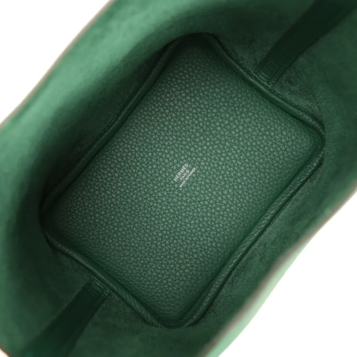 HERMÈS Hermes Picotin Lock 18 Vert Moyen Clemence Palladium Hardware | Thumbnail 7 HERMÈS Hermes Picotin Lock 18 Vert Moyen Clemence Palladium Hardware | Thumbnail 7