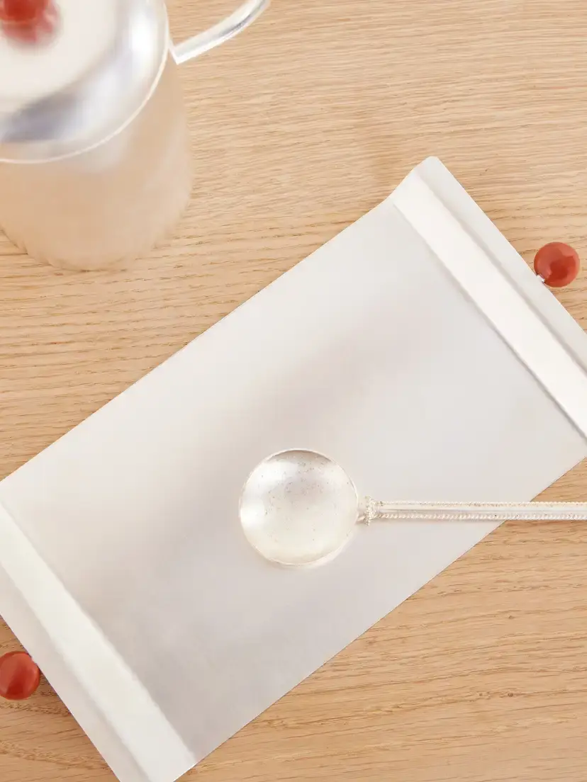 Natalia Criado Small Silver-plated And Stone Tray | Thumbnail 2