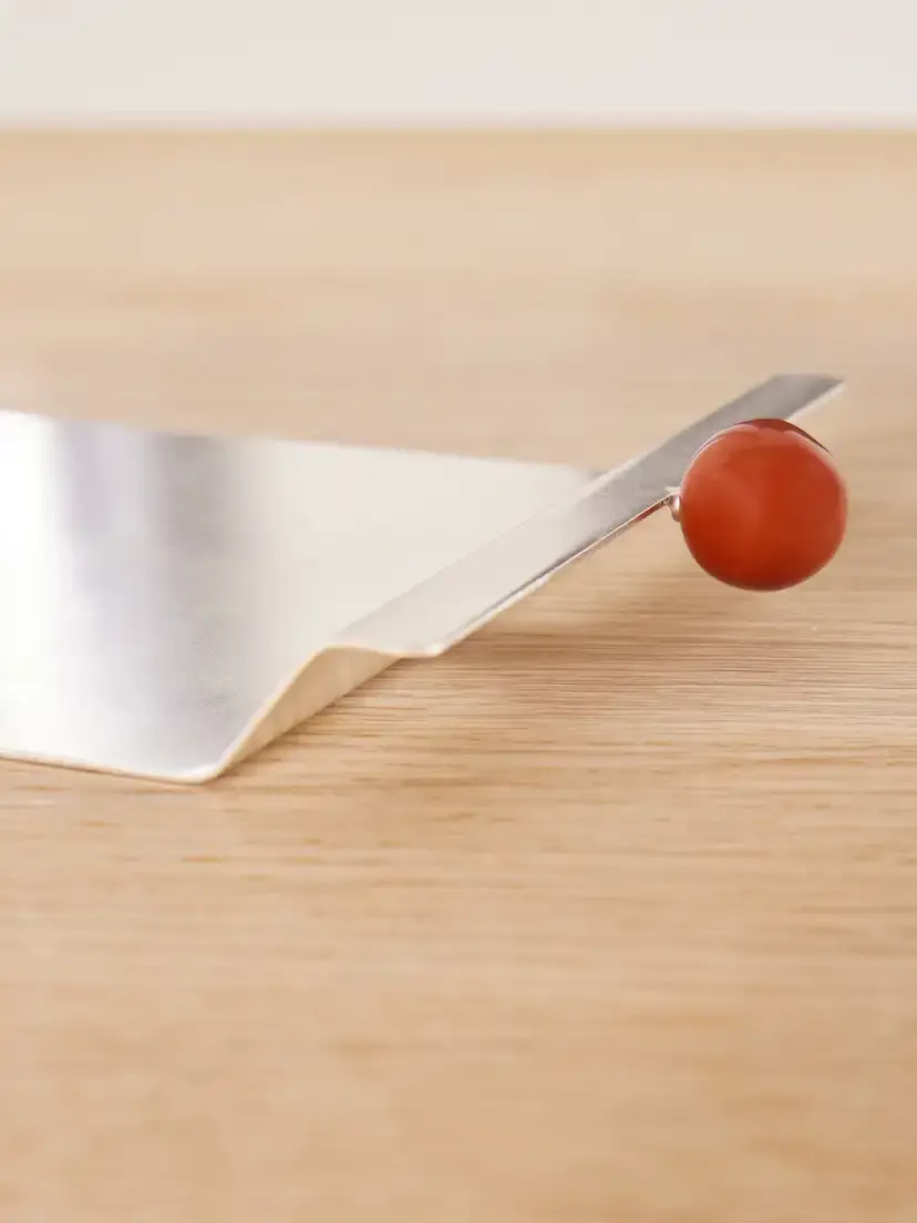 Natalia Criado Small Silver-plated And Stone Tray | Thumbnail 3