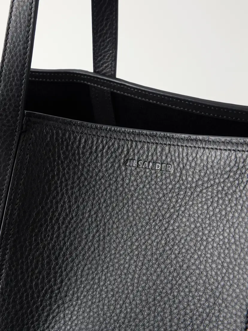 Jil Sander Foro Logo-embossed Textured-leather Tote | Thumbnail 5 Jil Sander Foro Logo-embossed Textured-leather Tote | Thumbnail 5