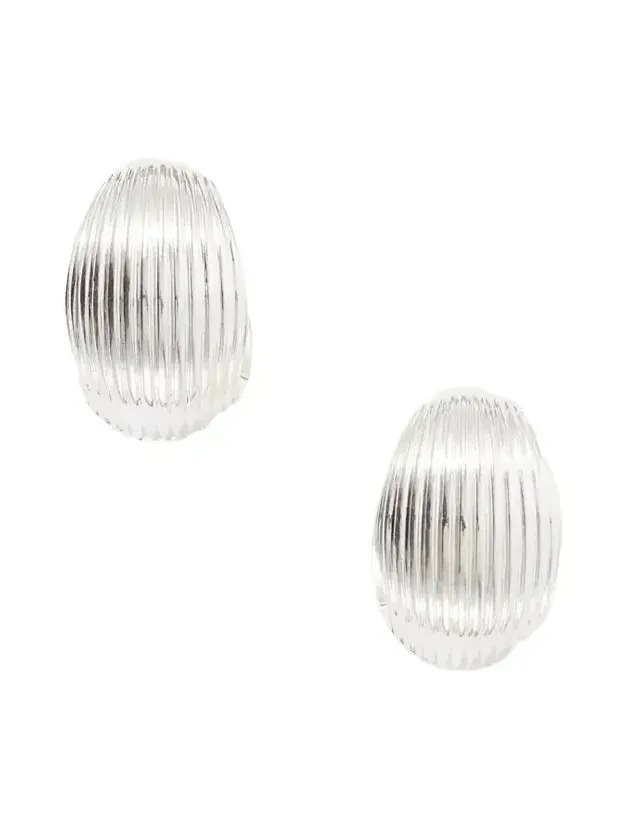 Xl Reversible Sterling Silver Earrings Xl Reversible Sterling Silver Earrings