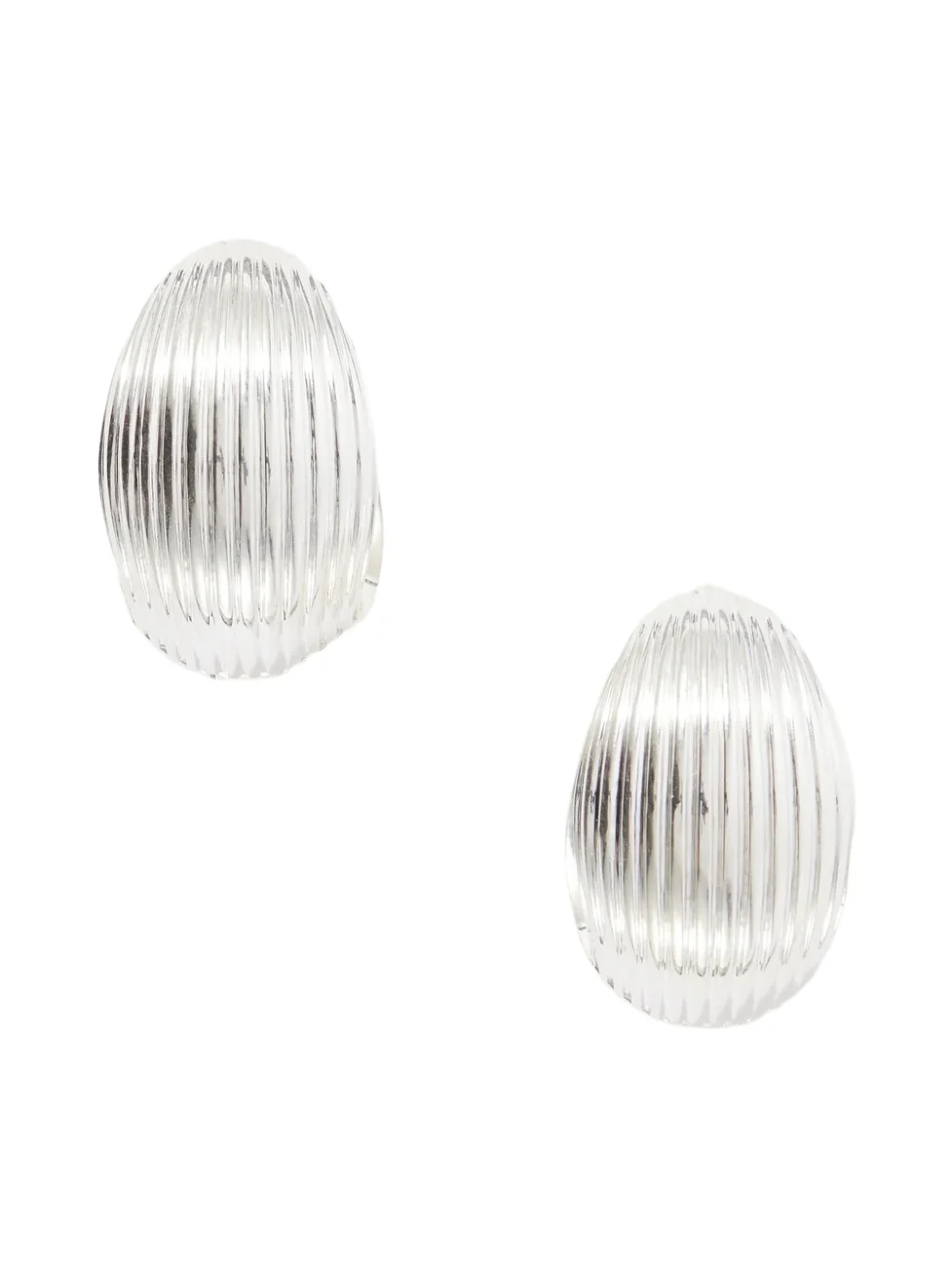 Xl Reversible Sterling Silver Earrings