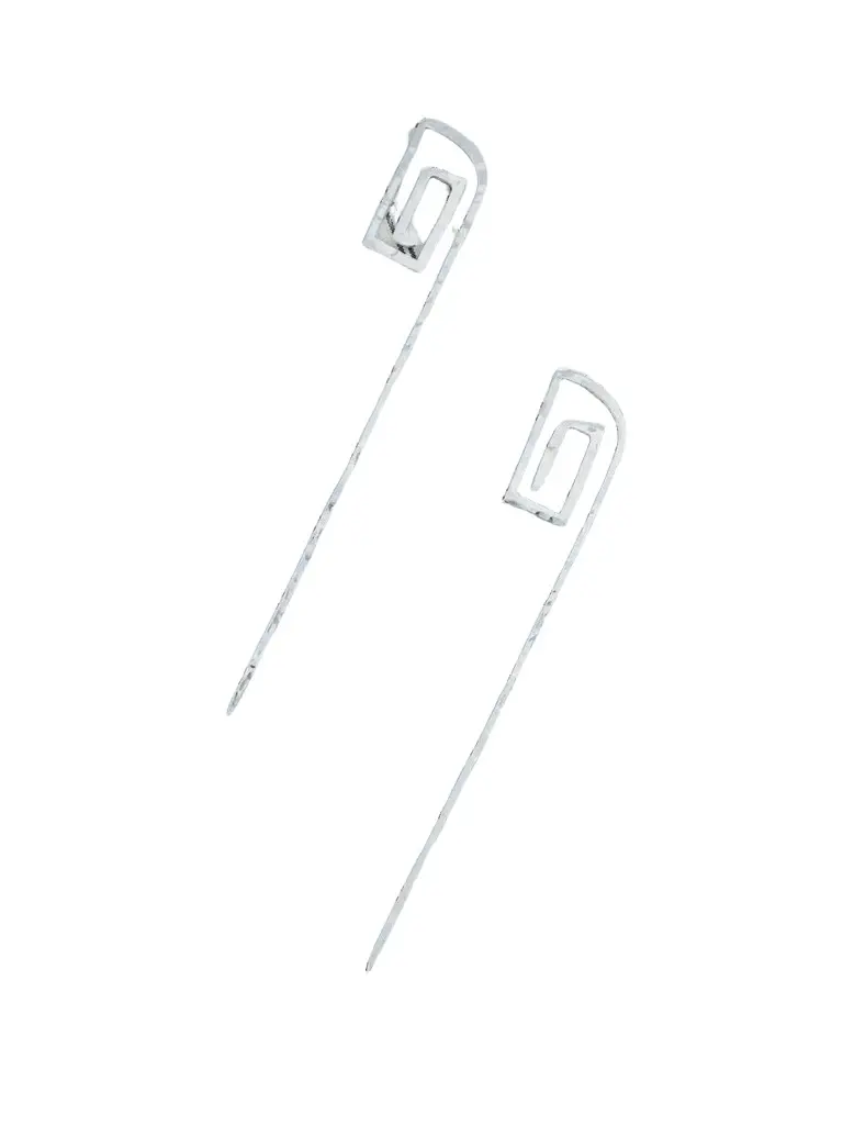 Set Of Two Silver-plated Cocktail Picks Set Of Two Silver-plated Cocktail Picks