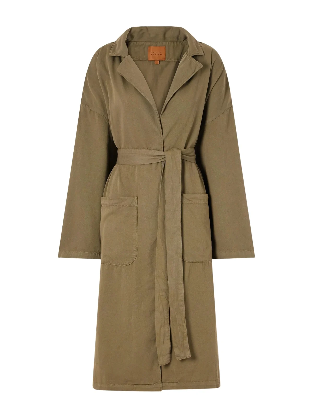 Jamie Haller The York Robe Belted Cotton-twill Coat