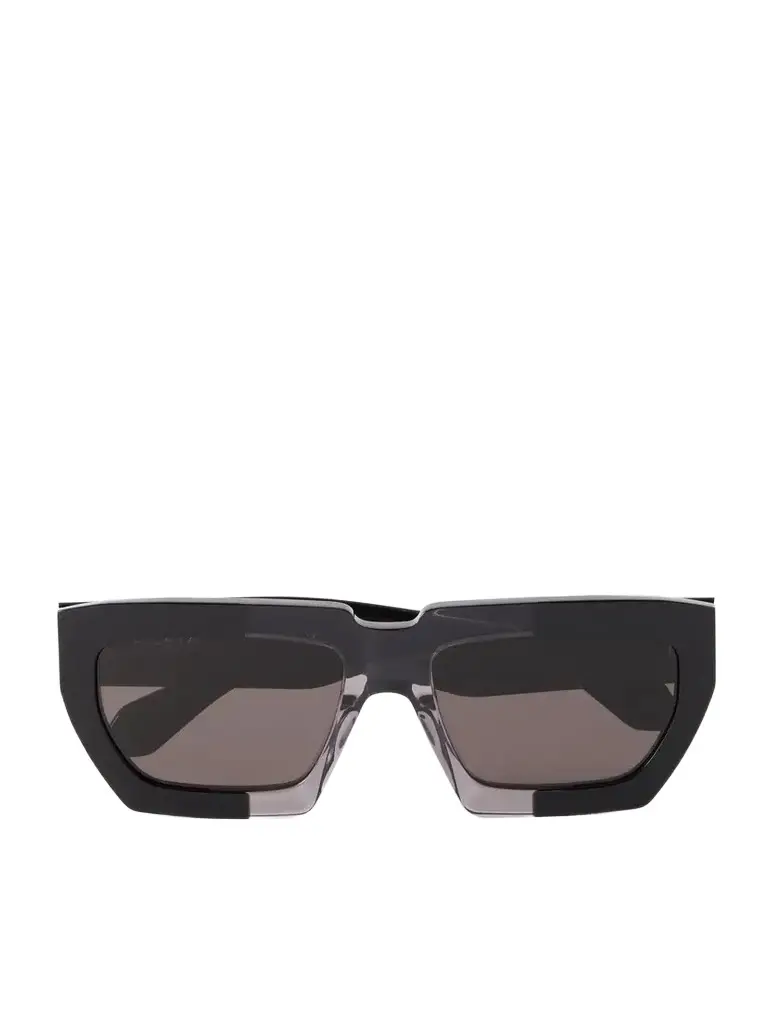Alaïa Melted Square-frame Recycled-acetate Sunglasses