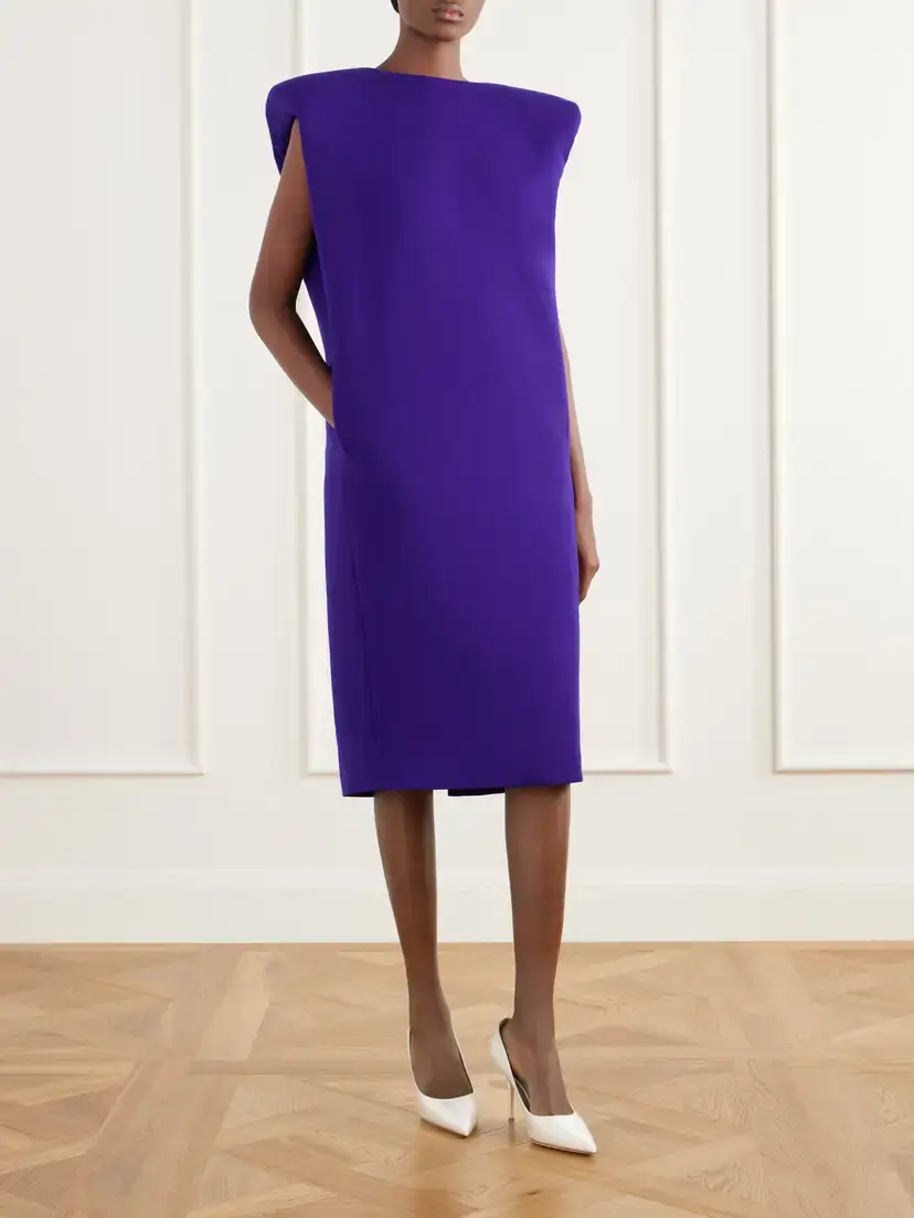 Willy Chavarria Wool Midi Dress | Thumbnail 2 Willy Chavarria Wool Midi Dress | Thumbnail 2