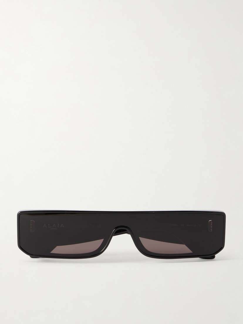 Square-frame Recycled-acetate Sunglasses