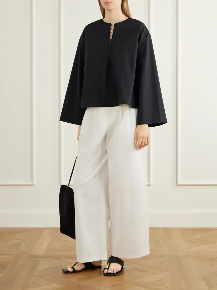 Kallmeyer Marguerite Cotton-poplin Blouse | Thumbnail 2 Kallmeyer Marguerite Cotton-poplin Blouse | Thumbnail 2
