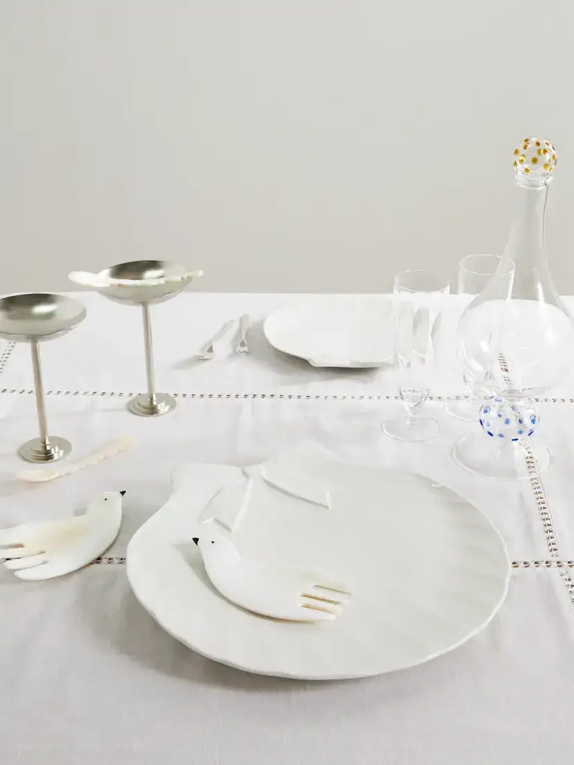 Gohar World Sadaf Large Porcelain Serving Plate | Thumbnail 2