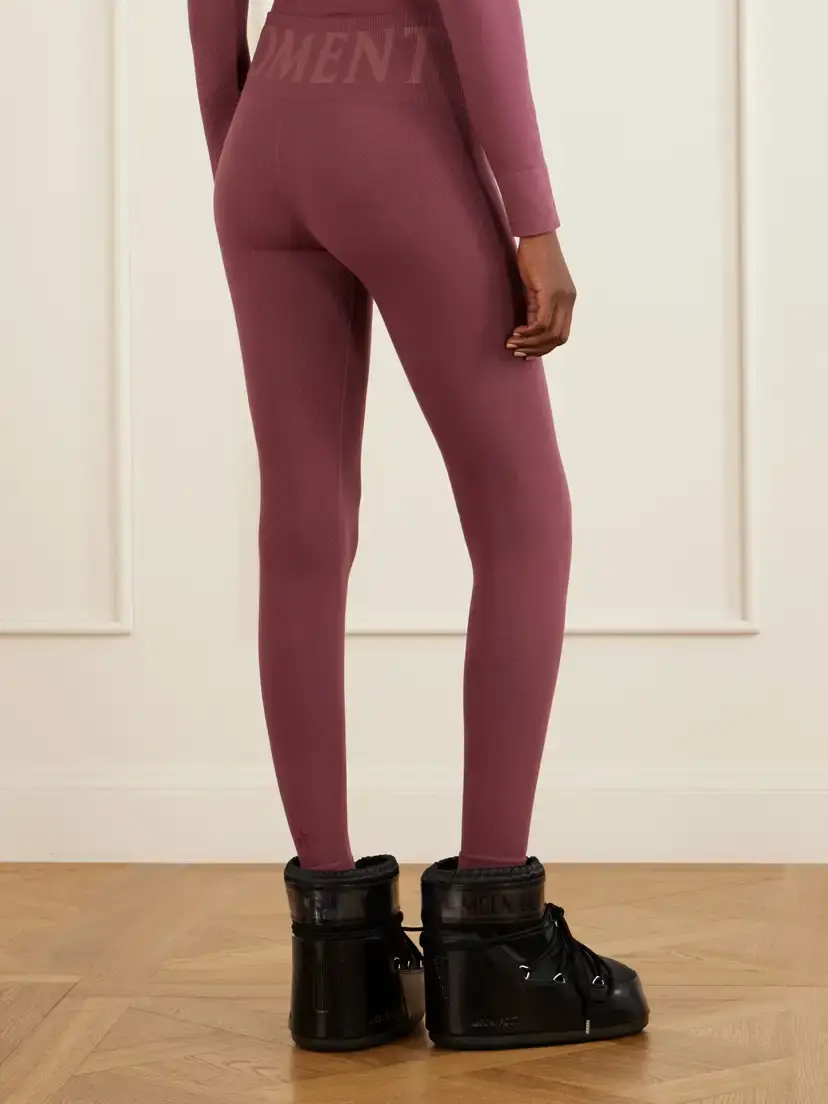 Perfect Moment Logo-embroidered Thermal Modal-blend Jersey Ski Leggings | Thumbnail 3