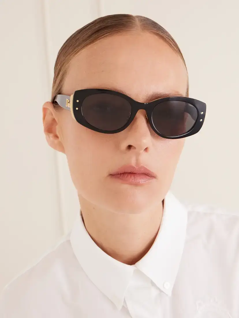 DIOR Eyewear New Dior R1u Oval-frame Acetate Sunglasses | Thumbnail 2 DIOR Eyewear New Dior R1u Oval-frame Acetate Sunglasses | Thumbnail 2