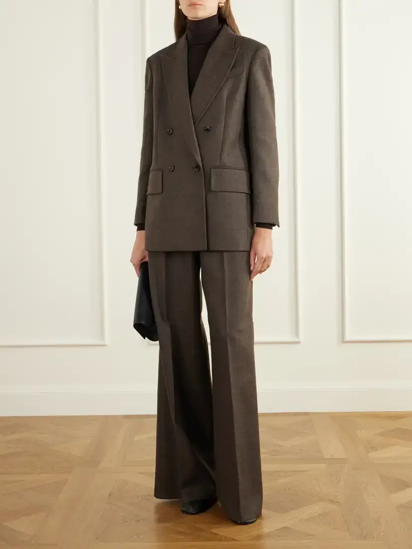 Max Mara Pulvino Virgin Wool-twill Double-breasted Blazer | Thumbnail 2