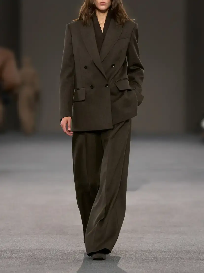 Max Mara Pulvino Virgin Wool-twill Double-breasted Blazer | Thumbnail 5