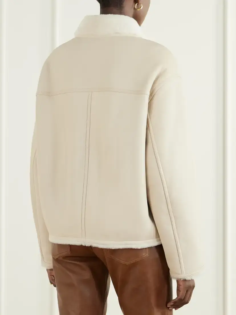 Yves Salomon Reversible Shearling Jacket | Thumbnail 4 Yves Salomon Reversible Shearling Jacket | Thumbnail 4