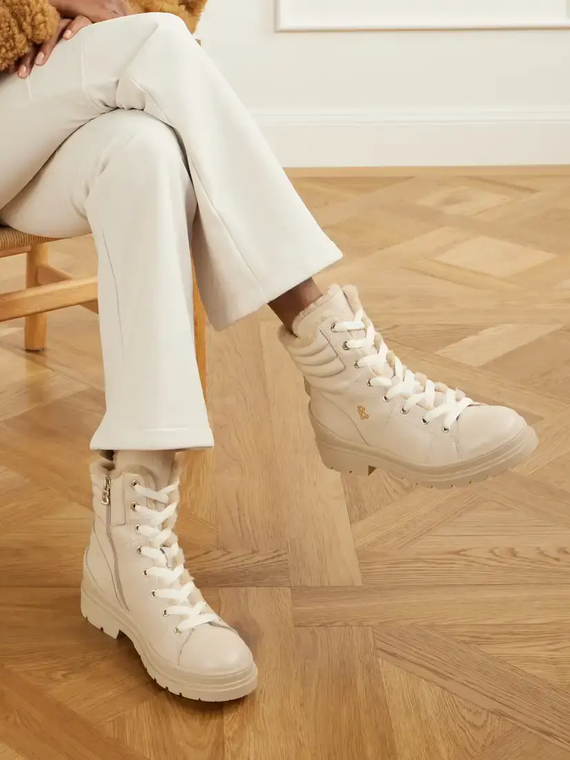Bogner St. Moritz Shearling-trimmed Leather Ankle Boots | Thumbnail 2 Bogner St. Moritz Shearling-trimmed Leather Ankle Boots | Thumbnail 2