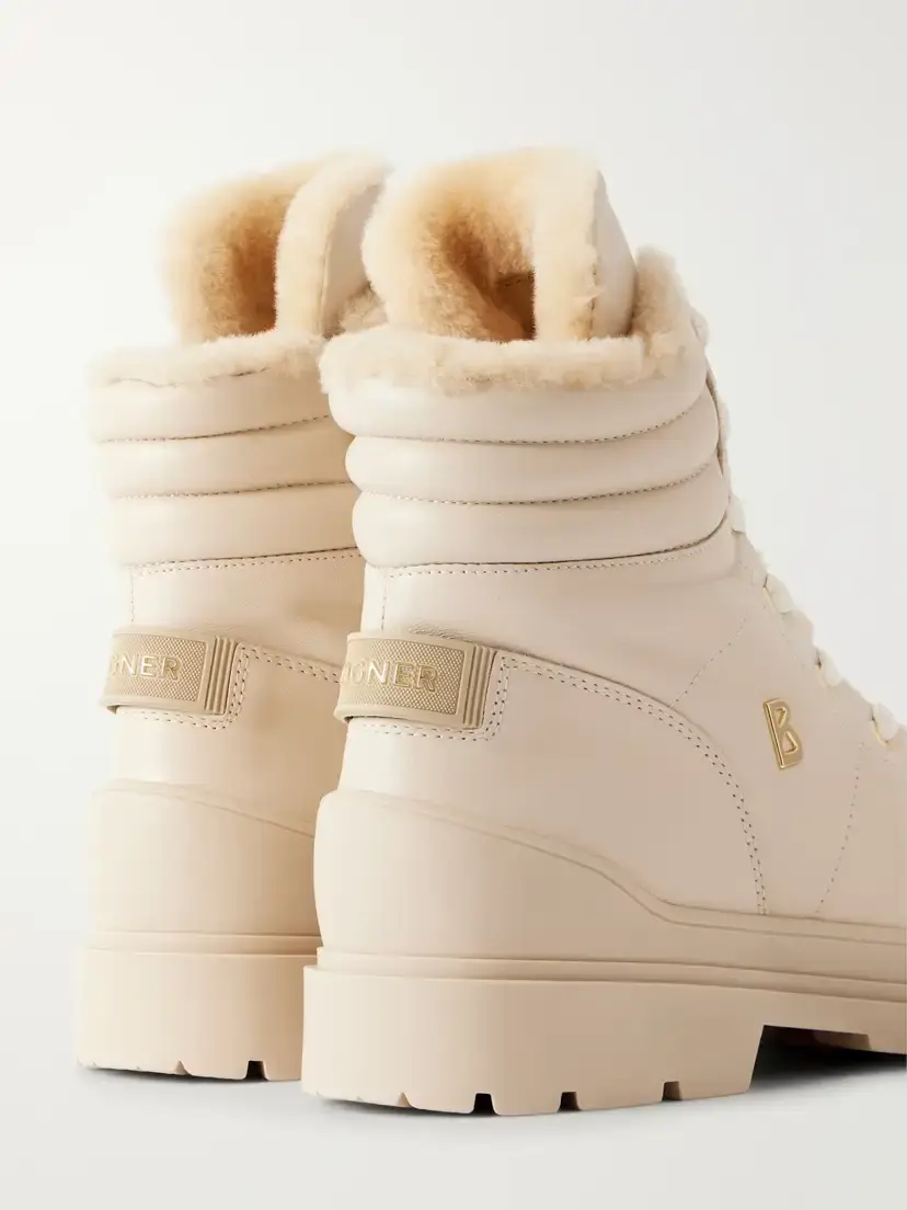 Bogner St. Moritz Shearling-trimmed Leather Ankle Boots | Thumbnail 5 Bogner St. Moritz Shearling-trimmed Leather Ankle Boots | Thumbnail 5